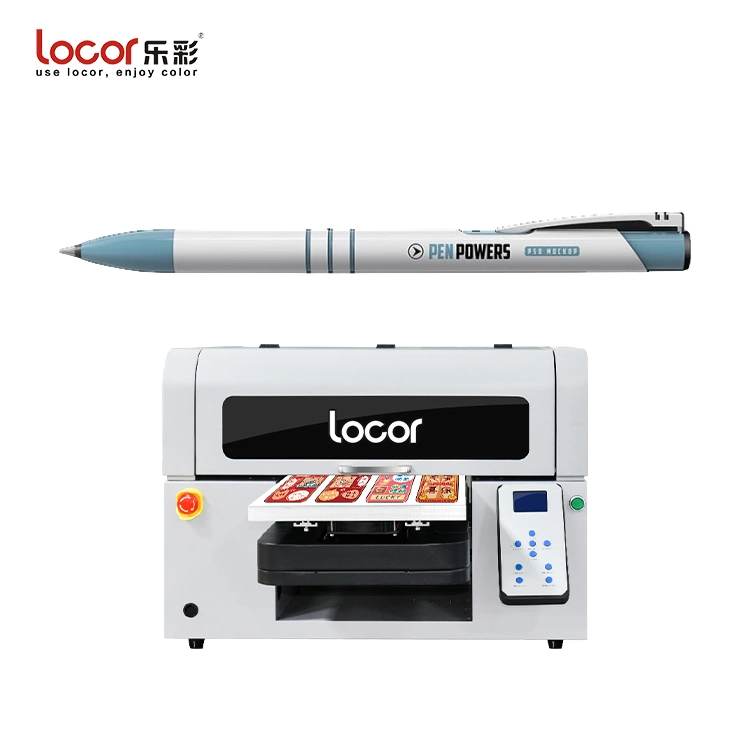 Máquina de impressão plana UV A3 com efeito 3D Locor UV UV 6090 Impressora grande de tamanho LED plotter UV 2513