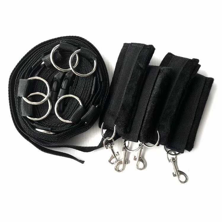 MOG profesional Fabricante esclavo BDSM restricción de bondage cinturón de sujeción Pack de cuerpo de manguitos de mano Bondage