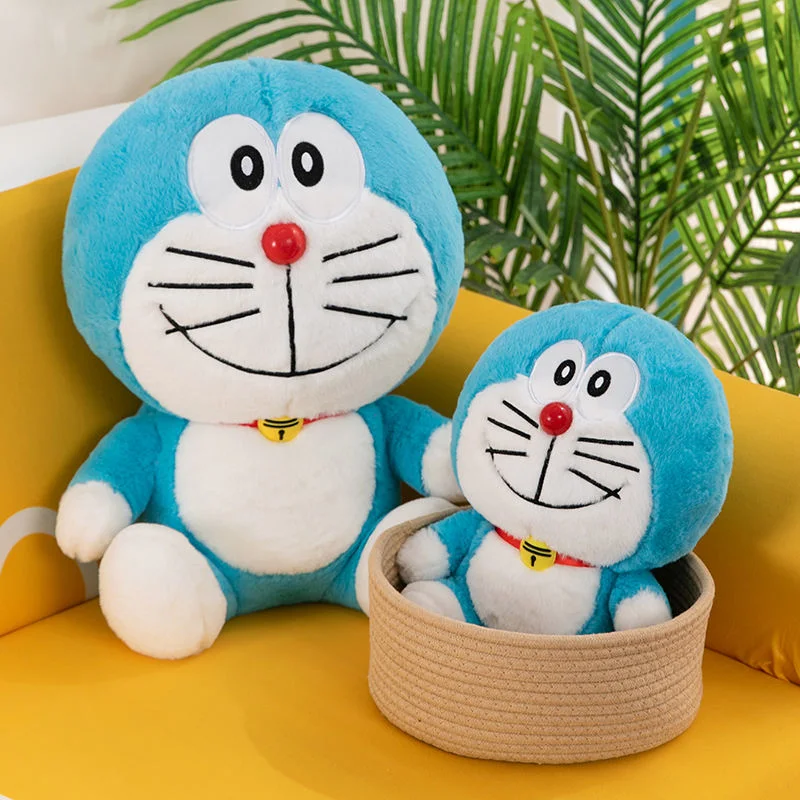 Plush Stuffed Doraemon Blue Fat Doll Anime Characters Cute Doraemon Plush Doll for Kids