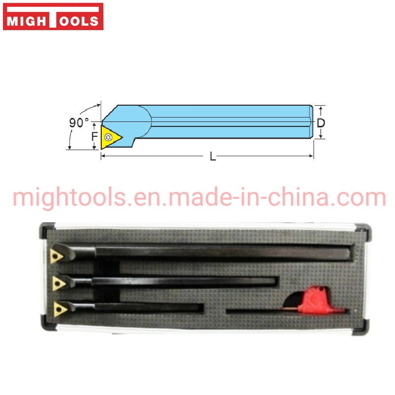 Indexable Carbide Boring Bar Set 5PC Set in 8mm 10mm 12mm 16mm 20mm