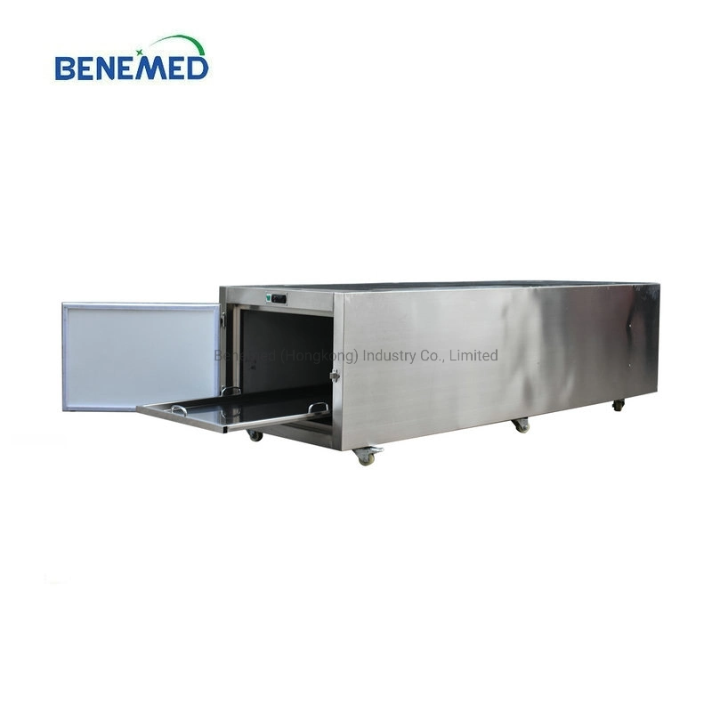 Congélateur morgue pour réfrigérateur Morgue en acier inoxydable Morgue équipement de cadavre