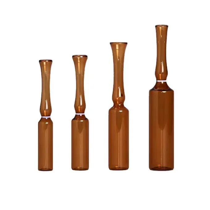 Wholesale Cheap Brown Amber Pharmaceutical Glass Ampoule Vials for Injection