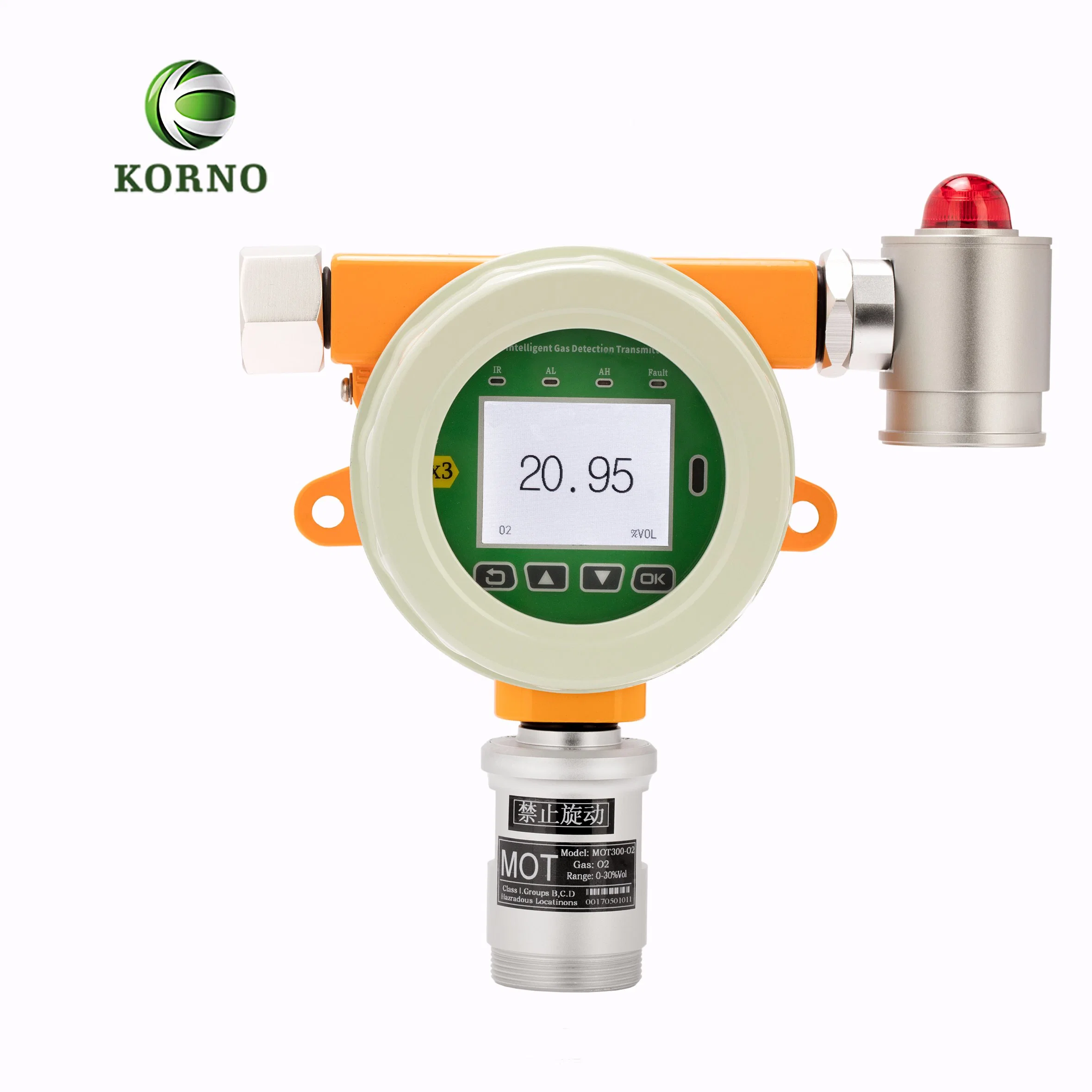 Factory Outlet Industrial Wall Mounted Propane Gas Alarm (C3H8)