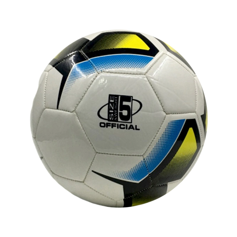 Balón de fútbol con costura de PVC promocional, talla 3, 4, 5