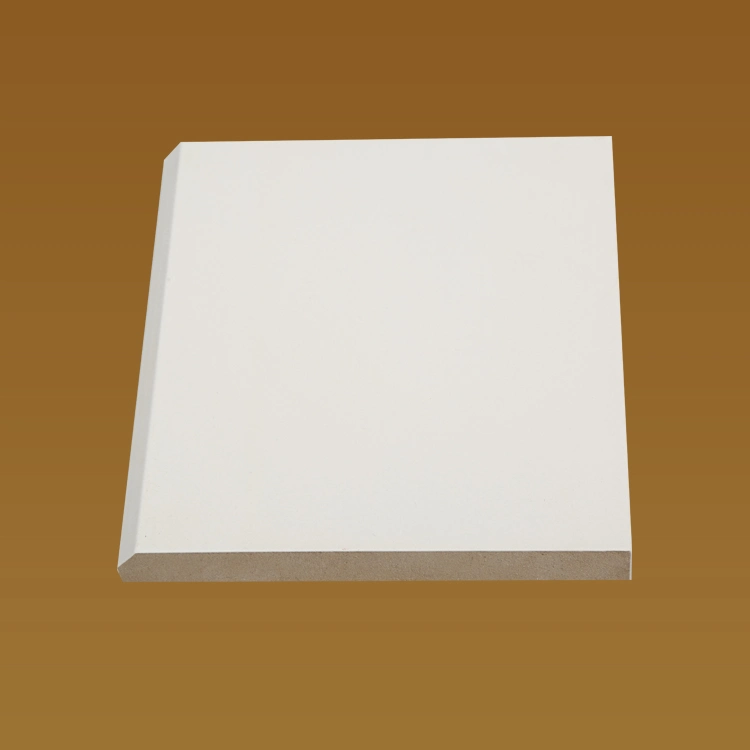 Factory Custom MDF Moulding for Home Decoration White Primed Baseboard Moulding