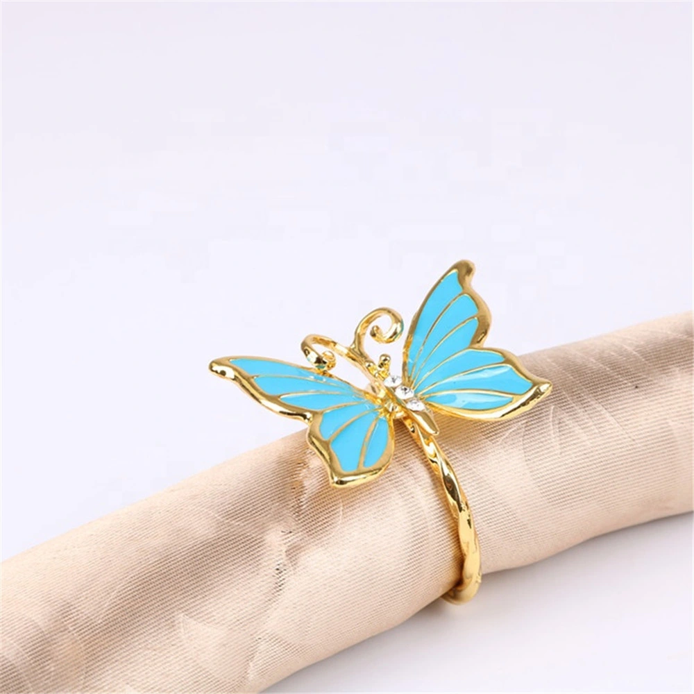 Wholesale Cheap Price Napkin Ring Butterfly for Wedding Decoration