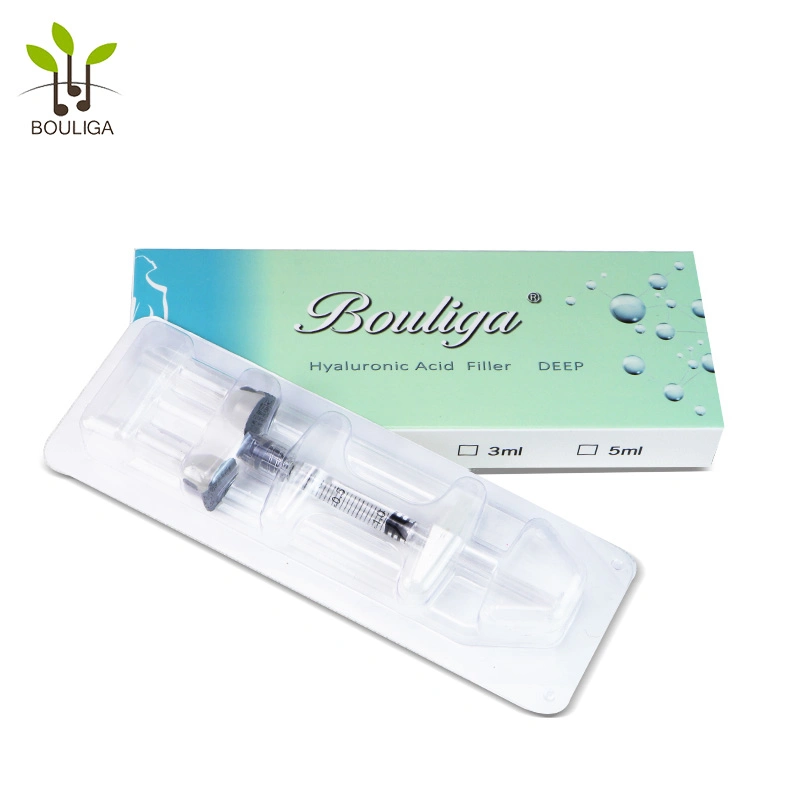 1ml 2ml 5ml 10ml Cross Linked Hyaluronic Acid Ha Dermal Filler Gel Injections for Skin Lips