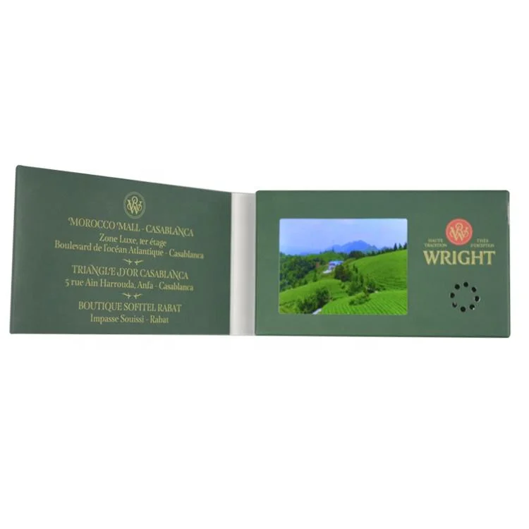 2.4 Inch Digital LCD Video Presentation Brochure Business Promotion Greeting Gift Card