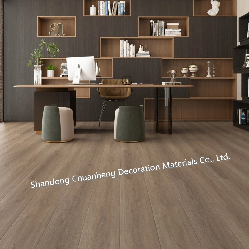 Material de construção HDF AC3 Piso laminado de 8mm para decoração de casa.