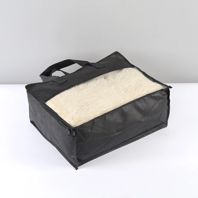 Non Woven Cotton Quilt Clothes Packaging Home Textiles Storage Zipper Dusproof Bag