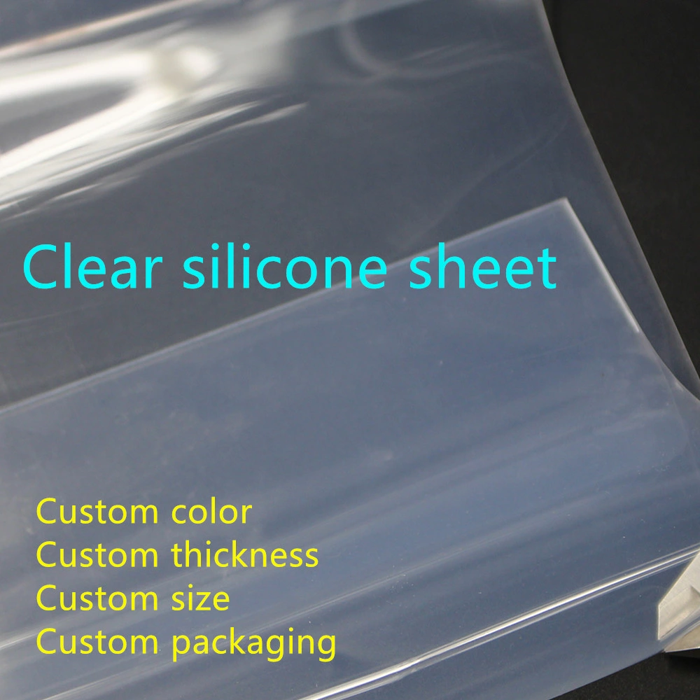 Eco-Friendly Clear Sheet Non-Slip High Transparent Silicone Rubber Sheet