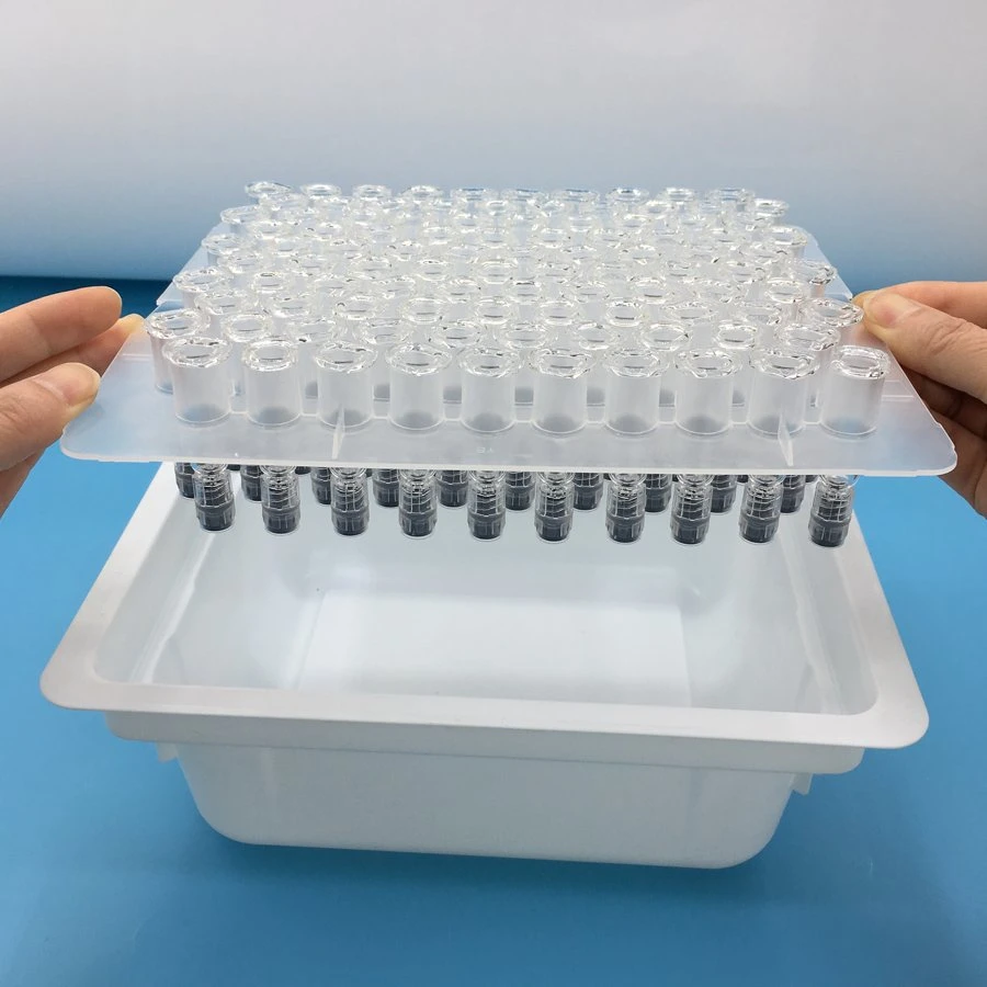 1mL 2,25ml 3ml 5ml Glasbehälter vorgefüllte Glasspritzen für Pharmapaket