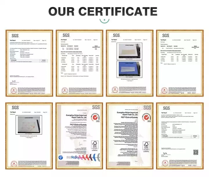 ورق حراري لامع متعدد الاستخدامات من الطبقة المكتبية Ware بحجم 57*50 مم 80*80 مم