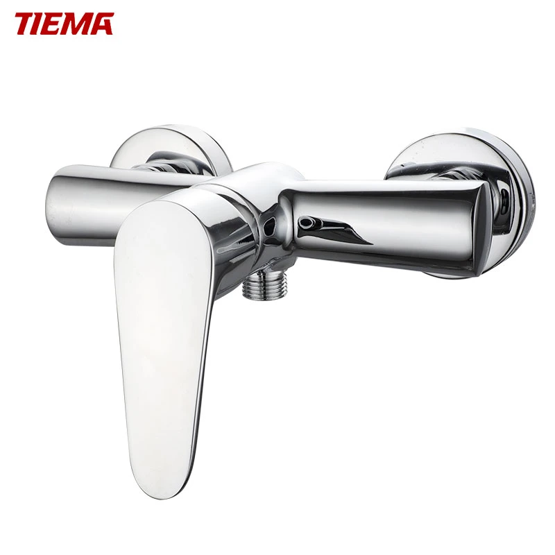 Nouveau design du laiton chromé Mélangeur de douche Salle de bains (ZS40102)