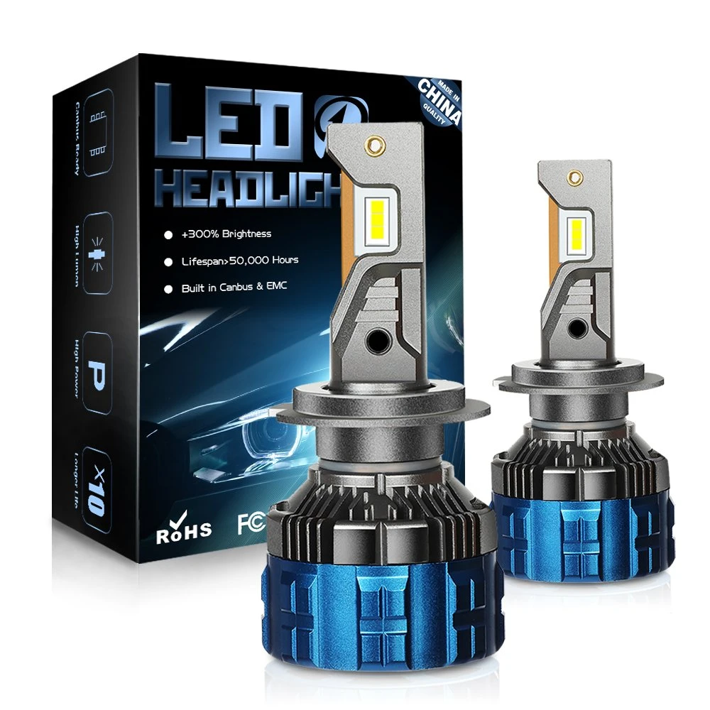 Linterna frontal LED rentable F8 6000K 12V de alta potencia y alta iluminación Lámparas CANbus para Aotu Car