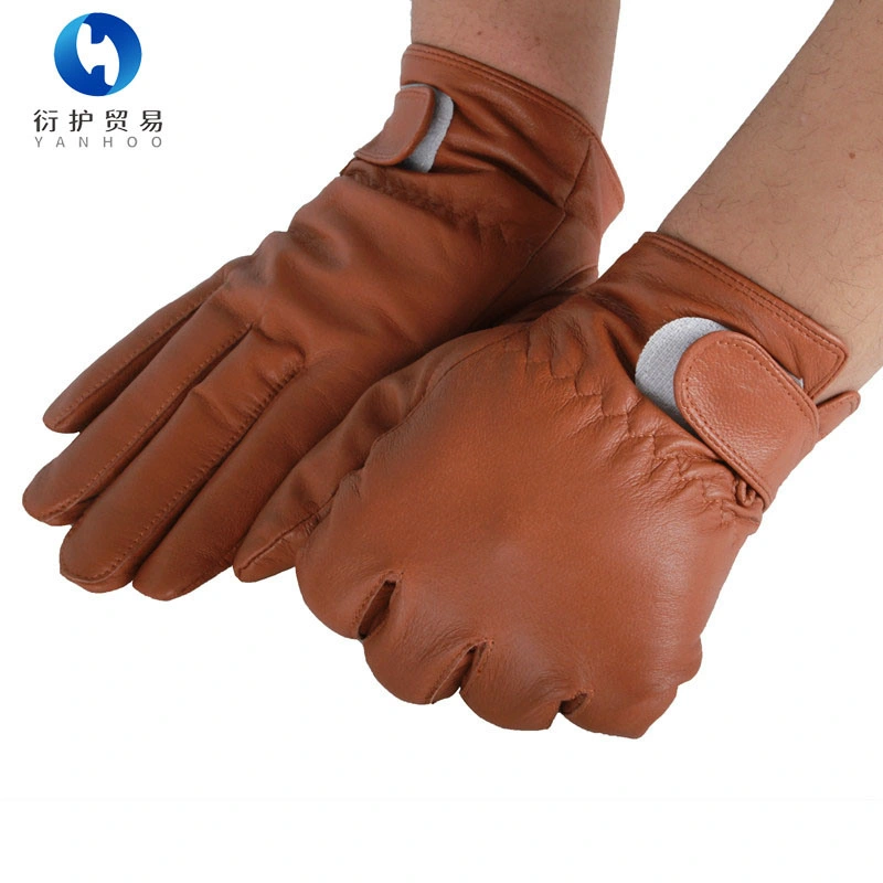 Goatskin Leather Gloves Construction Safety Work Glove Protective Gloves Industrial
