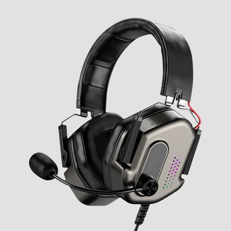 Best-Selling Noise Reduction Surround Sound Computer Gamers Wired RGB Gaming Headset with Microphone