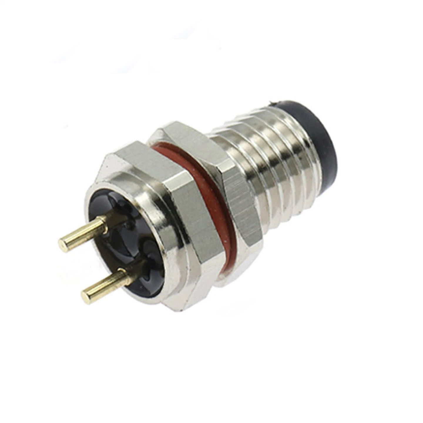 Waterproof Round Straight Connector M8 Socket for Electronic Components