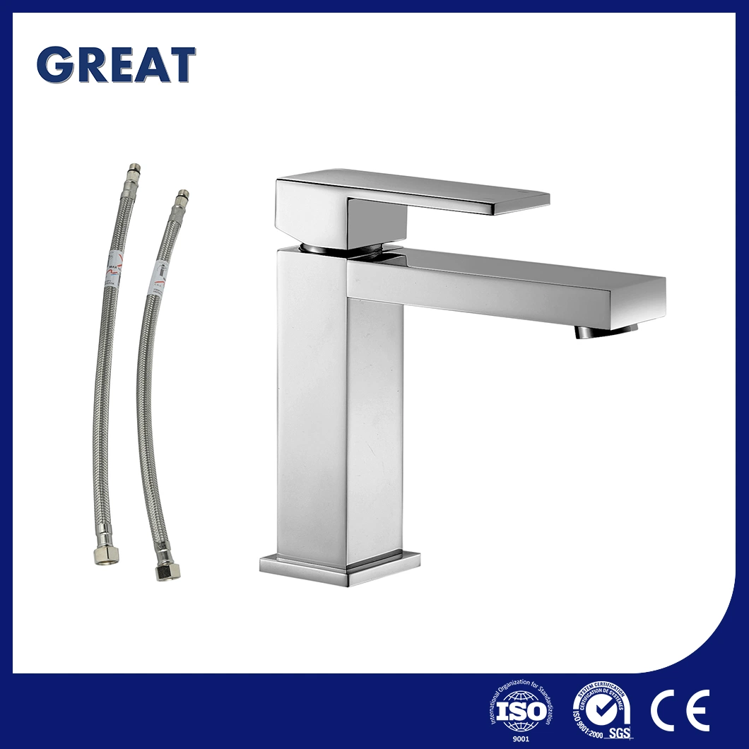 Great Faucet Bathroom Factory Sample Available Faucets Bathroom Sink Gl8201A82 Single Lever Basin Faucet China Thermostatic Basin Mixer