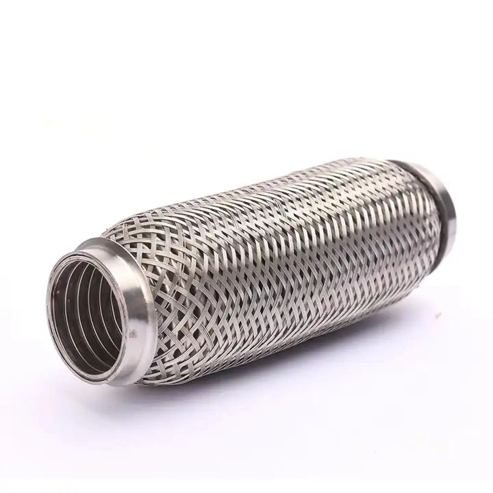 Universal Car Accessories Stainless Steel Exhaust Flexible Pipe/ Exhaust Bellows/ Flex Hose with Nipple