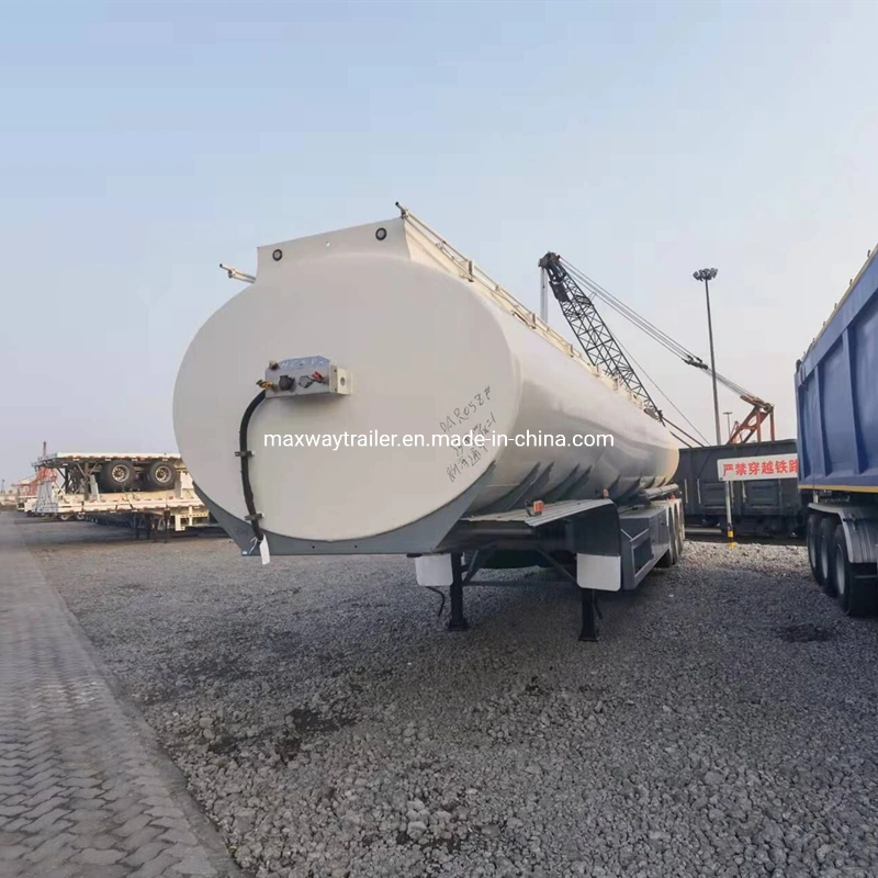 Maxway Fuel Transportation 45000 to 50000 Liter Stainless Steel Tank Trailer