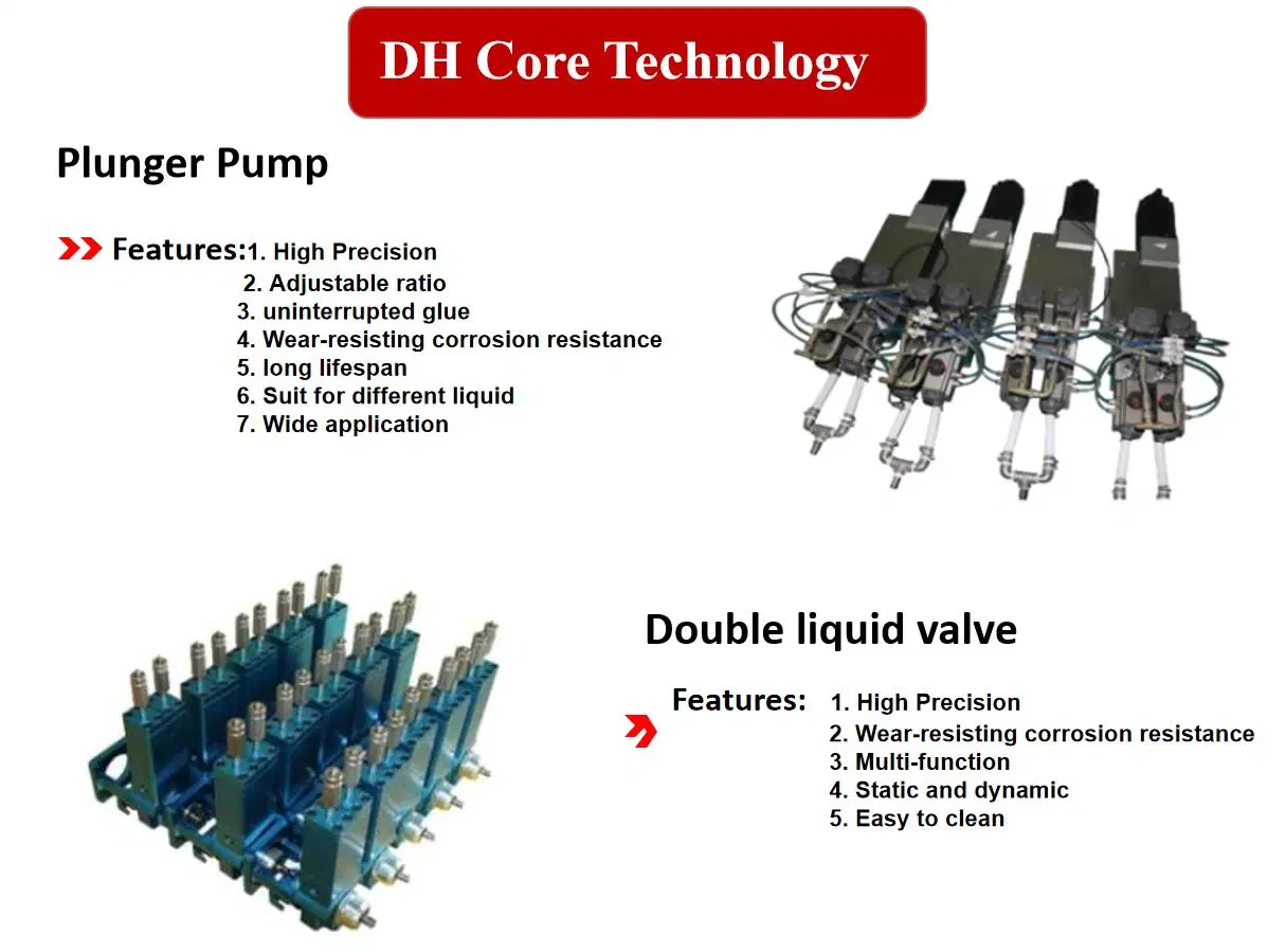 Dispensador automático dispensador de pegamento epoxi Ab de la máquina para la producción de condensadores