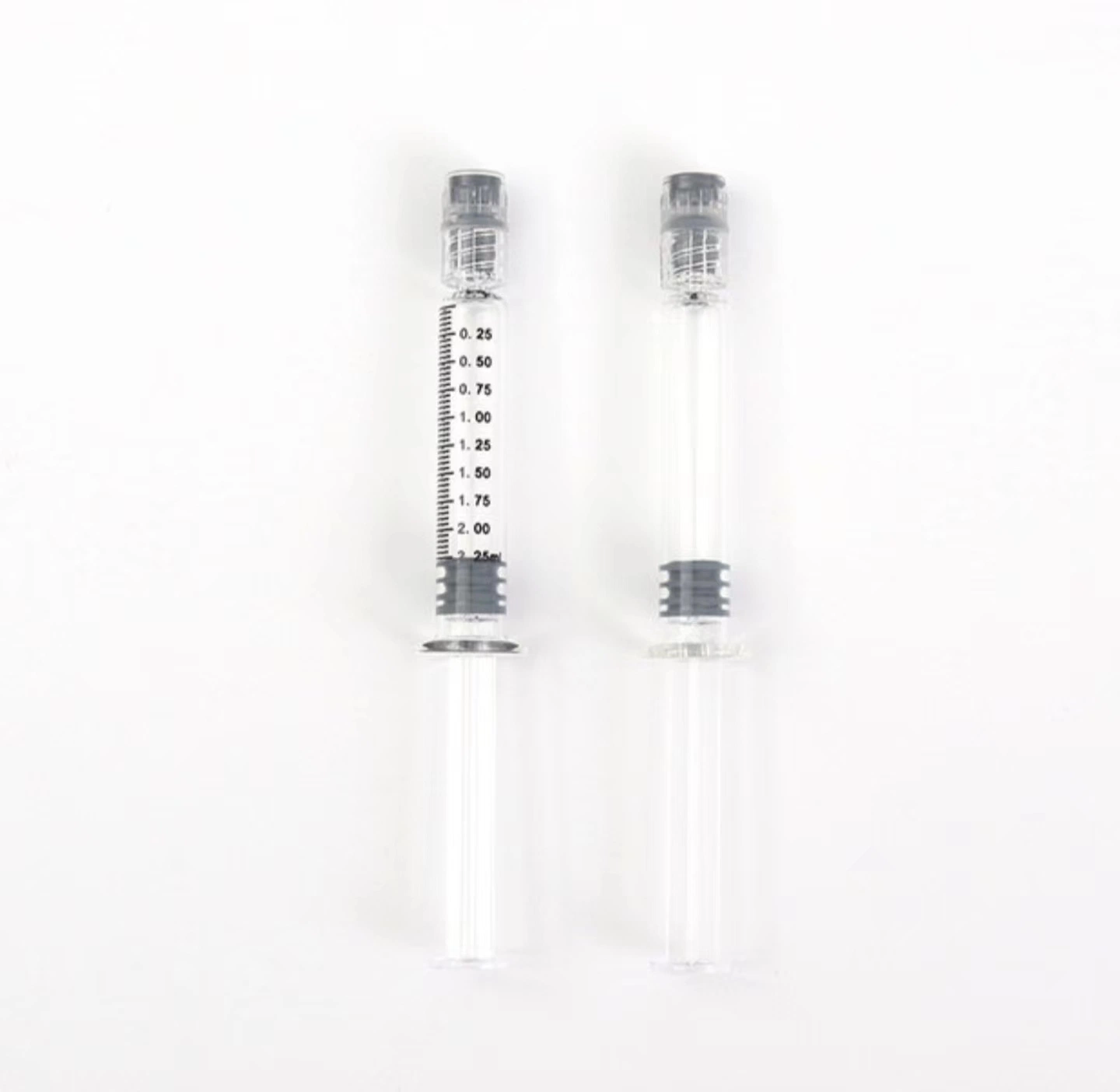 1ml 2,25 ml3ml 5 ml Lure Lock cheio de seringas de vidro para óleo de cosméticos