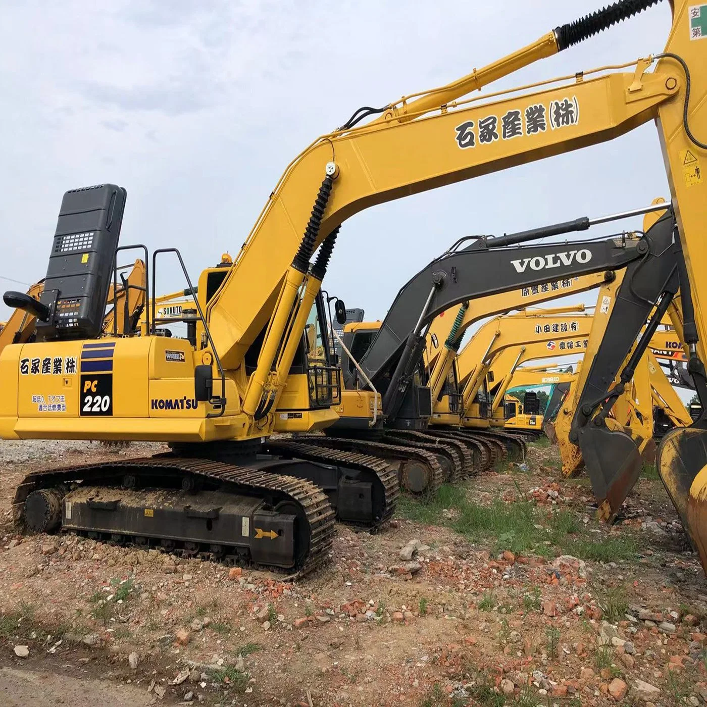 Excavadora Komatsu 20 de toneladas usada PC200-7 oruga de segunda mano Digger Track Excavadora 20t original Marca japonesa