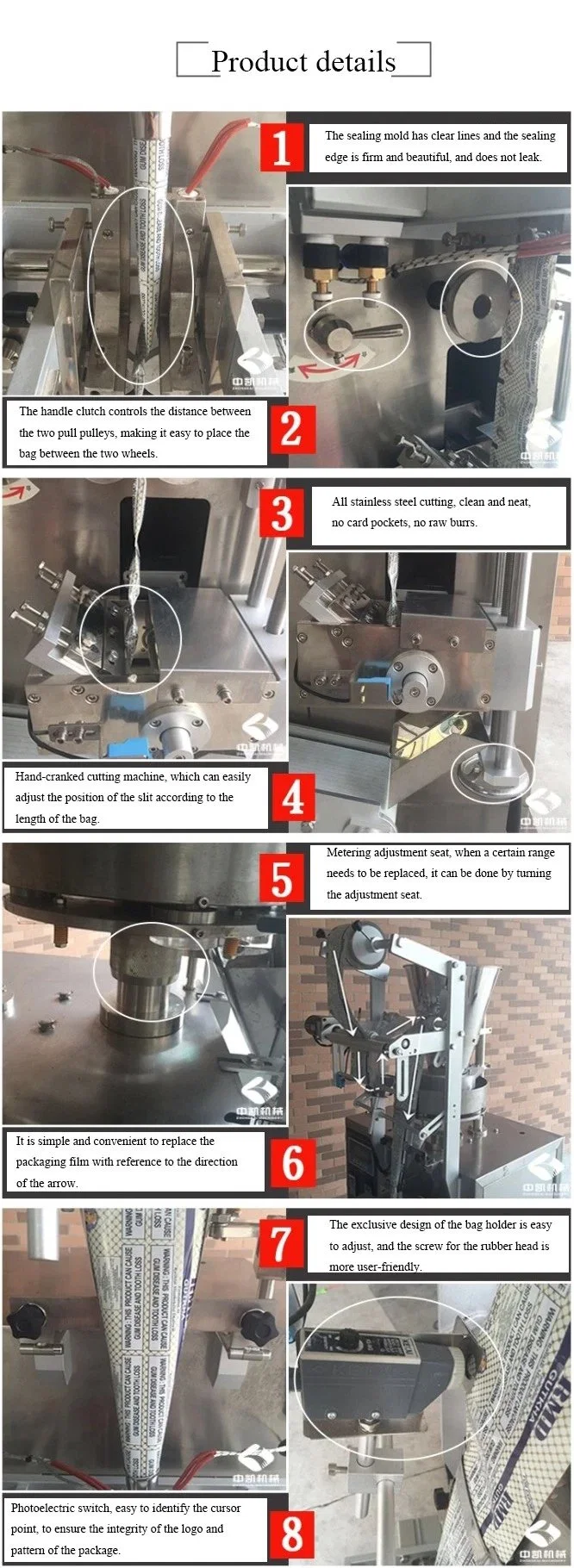 Multifunktionale Lebensmittelbeutel Automatische Abfüllmaschinen Verpackung Teebeutel Kaffee Beutel Zucker Große Verpackungsmaschine