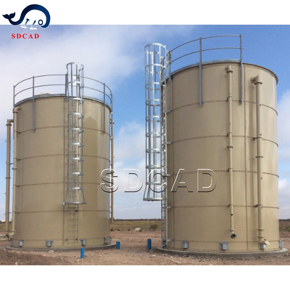 Sdcad Large Scale Diesel Fuel/Water/Liquid Bulk Liquid Storage Containers