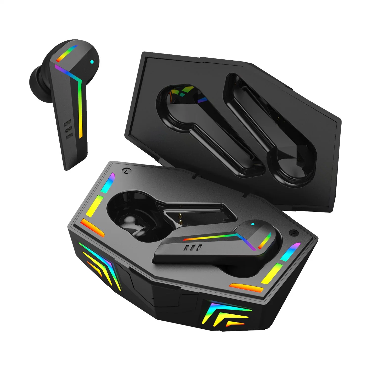 TWS BT 5,1 Ohrhörer Ladebox Wireless Gaming Kopfhörer 9d Stereo-Sport-Headsets mit Mikrofon-Ohrhörern