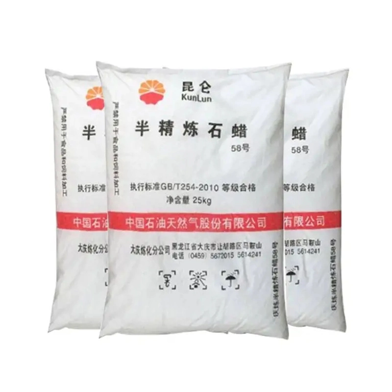 Fast Deliver Paraffin Wax Fully Semi Refined Parafina Paraffin Wax 58-60