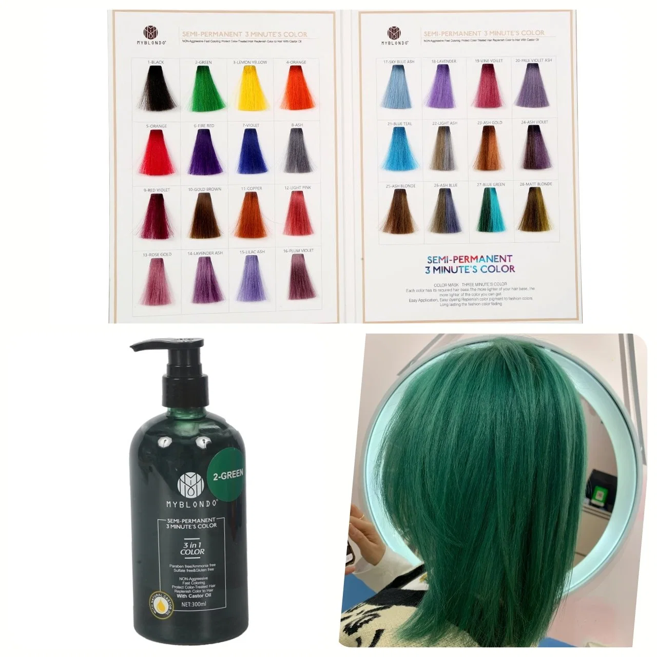 Wholesale/Supplier Best Seller Hair Dye Color Conditioner Professional Salon Product