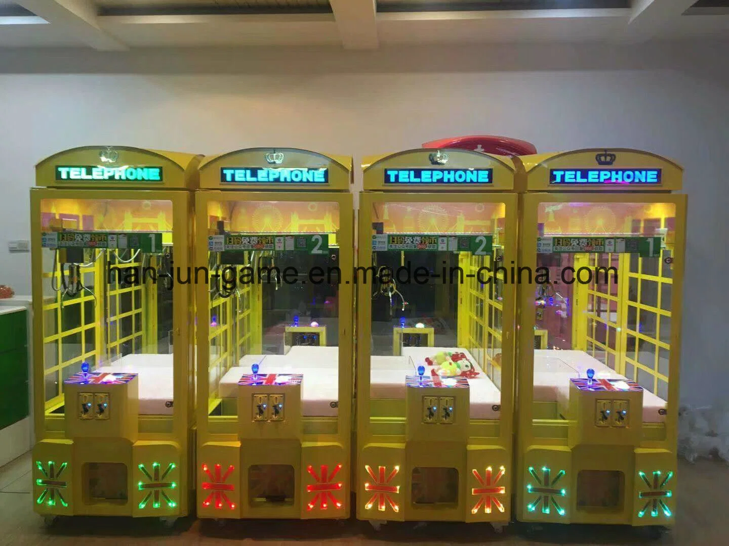 Pièce de luxe exploité jouet Arcade grue Prix Amusemnt/Gift Game machines avec armoire métallique