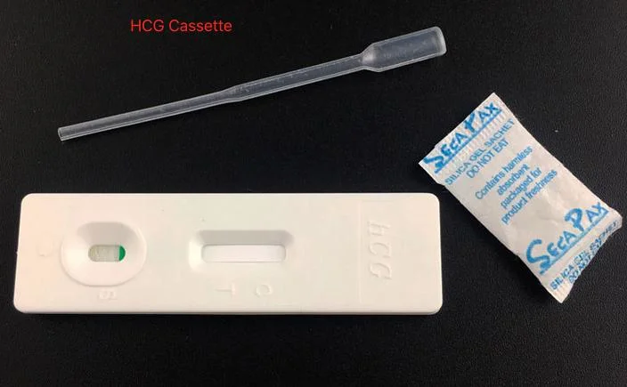 اختبار سريع لاختبار تشخيصات الحمل في HCG (حافظة الشريط) خطوة واحدة