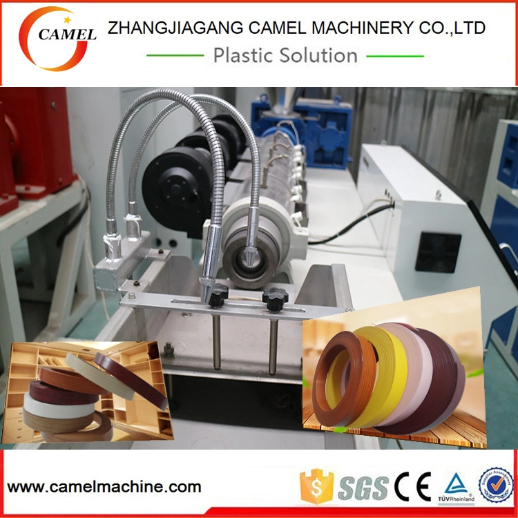 Plastic PVC ABS PMMA Edge Tape Extruder Machine with Color Printing Machine