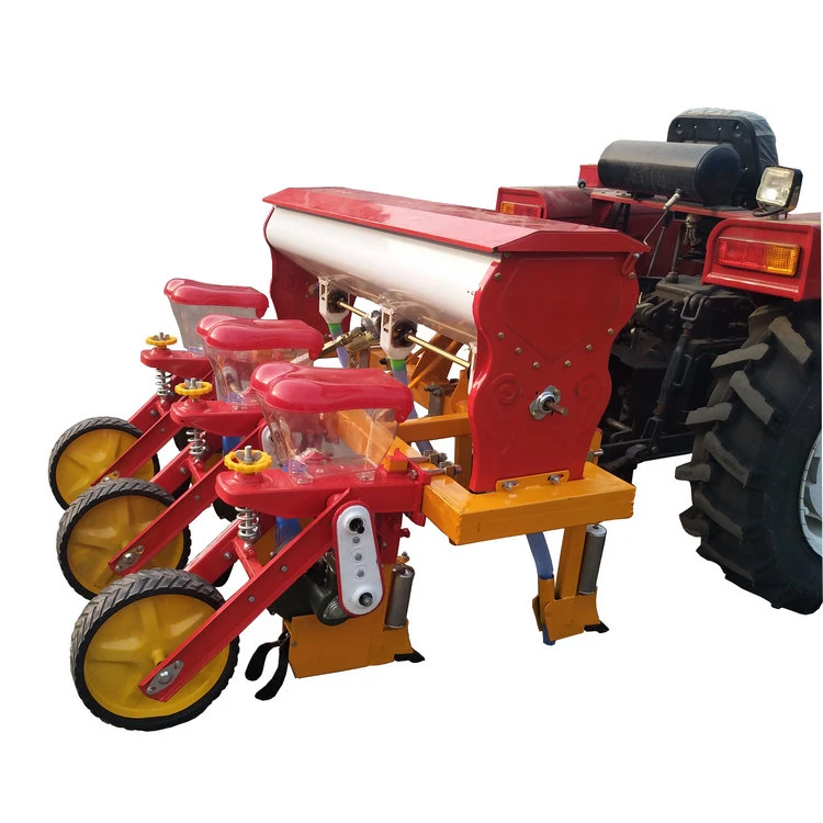 Farm Tractor Corn Planter Corn Seed Planting Machine with Fertilizer Original Factory