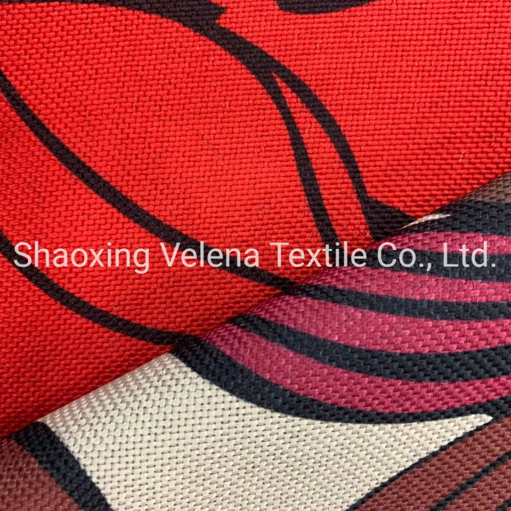 Textile Fabrics 100%Polyester Linen Printed Fabric Upholstery Fabric Decorative Fabric for Sofa Fabrics Ready Goods for Fast Shipment