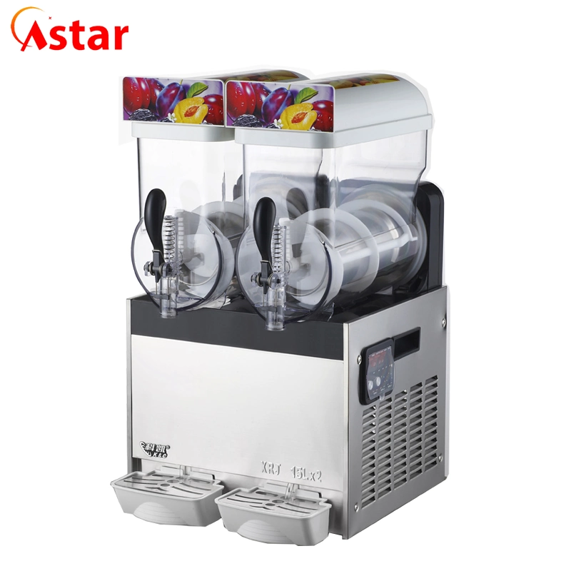 Ice Slush Maker Dispenser Machine Bar Equipments Xrj-15lx2