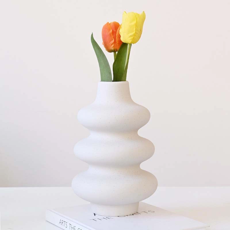 Nordic Ins Style Ceramic Vases, Modern Minimalist Creative Circles, Vases, Homestay Decoration Decorations