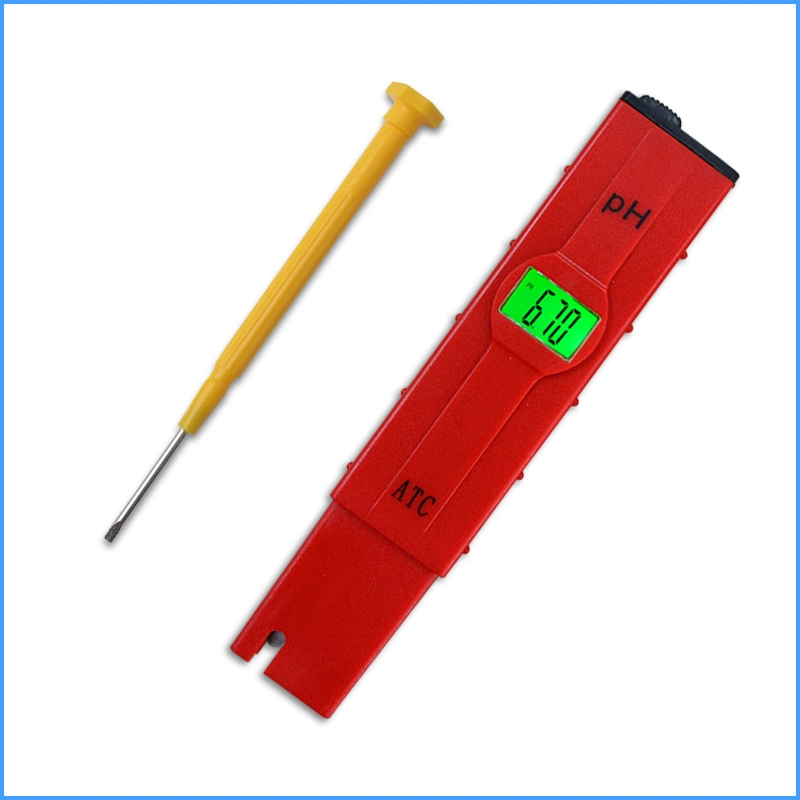 Affichage rétro-éclairage LCD numérique portable pH-mètre