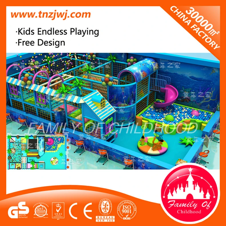 Kids Indoor Playground Equipment Zip Line Soft Playground