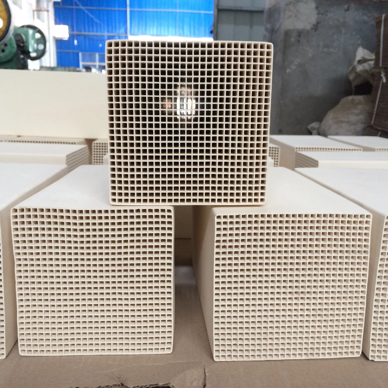 Resistencia al calor Ceramic Honeycomb Heater 150*150*150mm