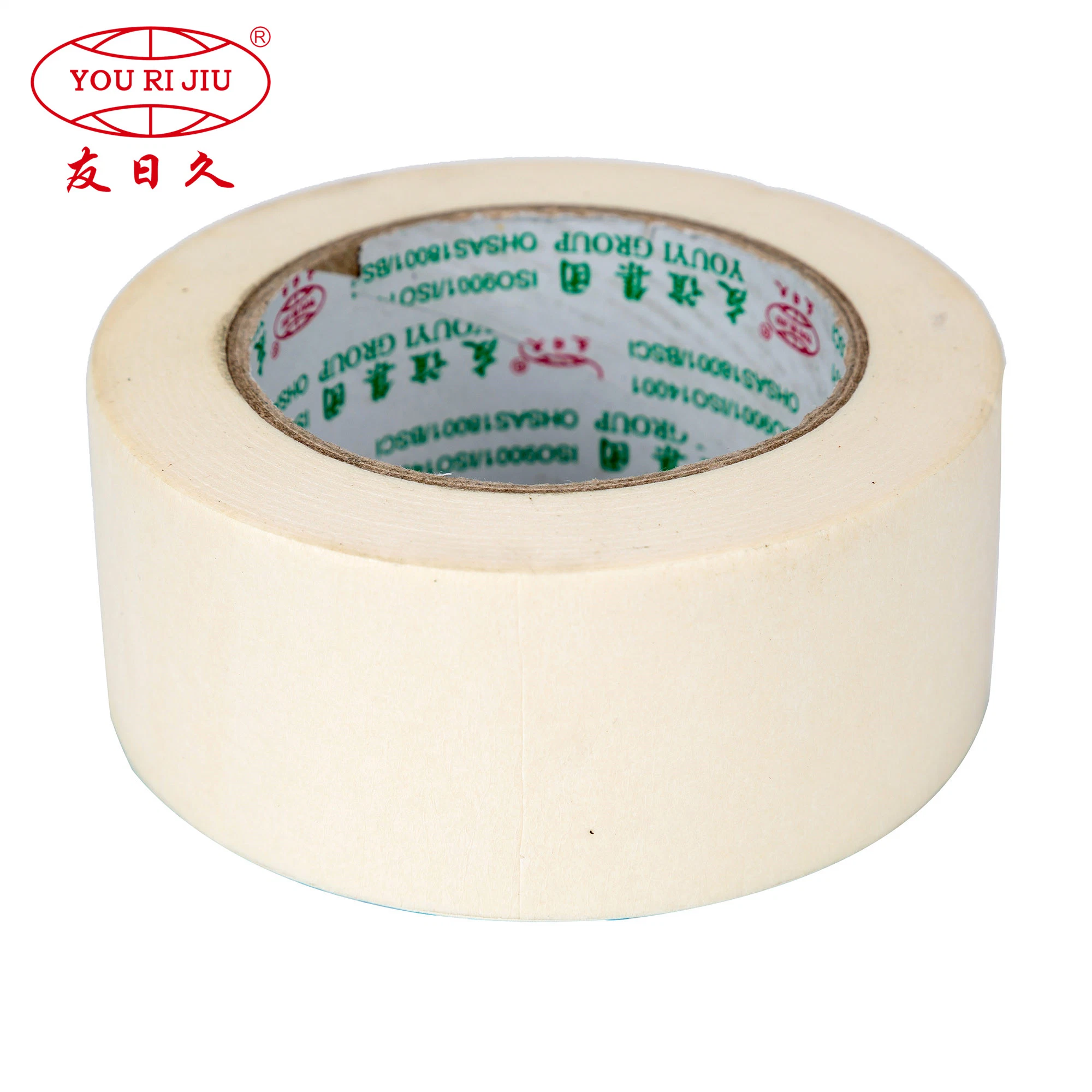 Yourijiu Masking Tape Malerei Auto Dekoration Beste Qualität Made in China Abdeckung Großhandel/Lieferant Klebstoff Krepp-Papierband