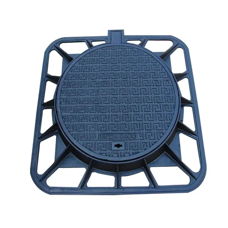 Grey and Black Color Ductile Cast Iron Square and Round Manhole Covers