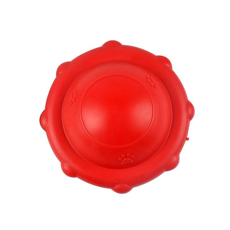 Teeth Dog Bite Ball Outdoor Training Pet Toy Ball Throwing Frisbee