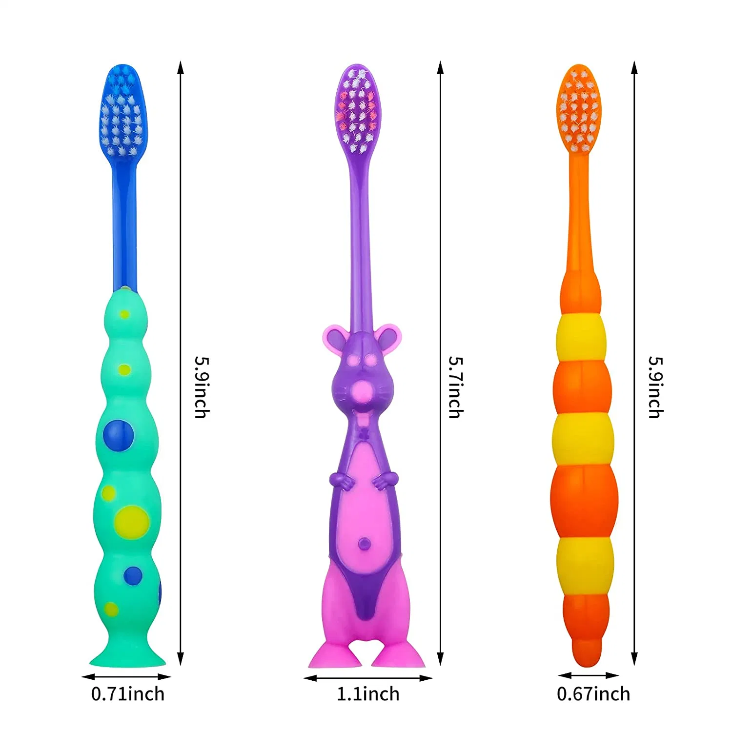 Brosse à dents Oral pour enfants/enfants approuvée par le fabricant OEM FAD