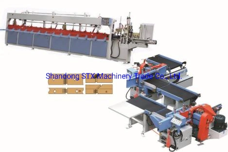 High Precision 150mm Width Finger Joint Board Production Line