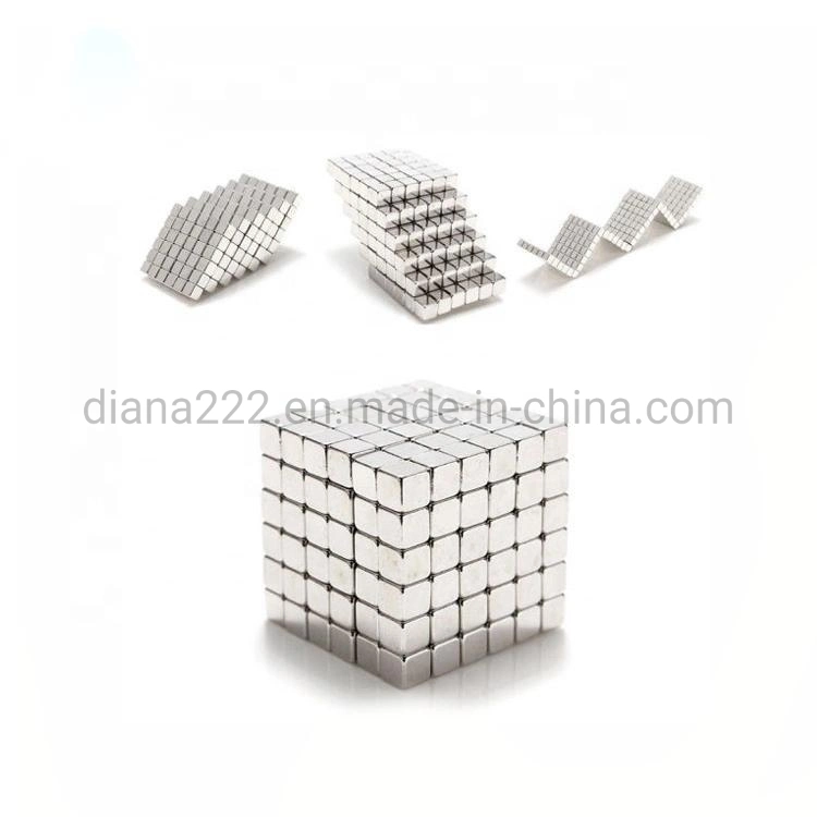 Professional Factory Gold Coated Neodymium 5mm Magnetic Cube Puzzle for Sale