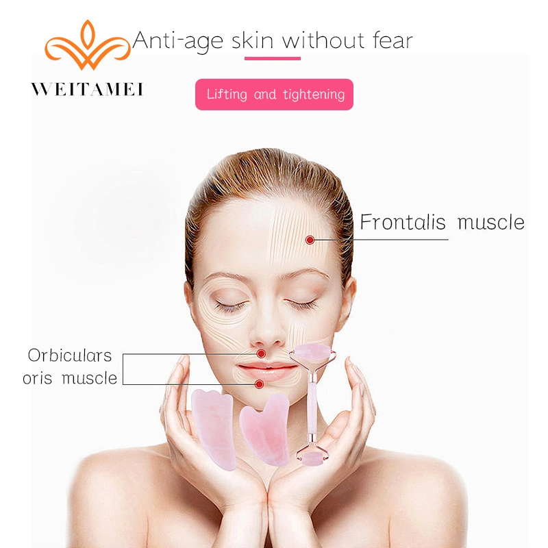 Manufacturers Direct Jade Beauty Face Thinner Face Massage Roller Natural Jade Roller